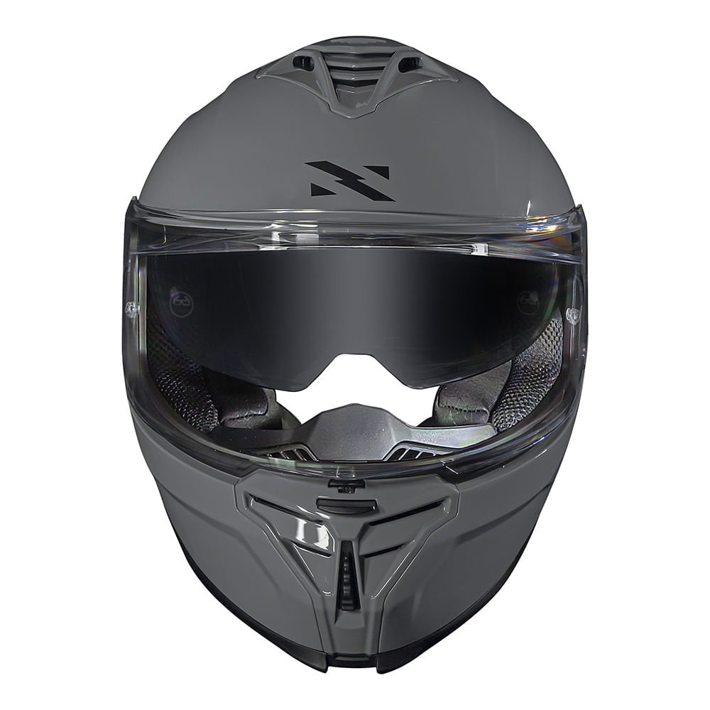 CAPACETE NORISK STRADA II MONOCOLOR NARDO CINZA 2