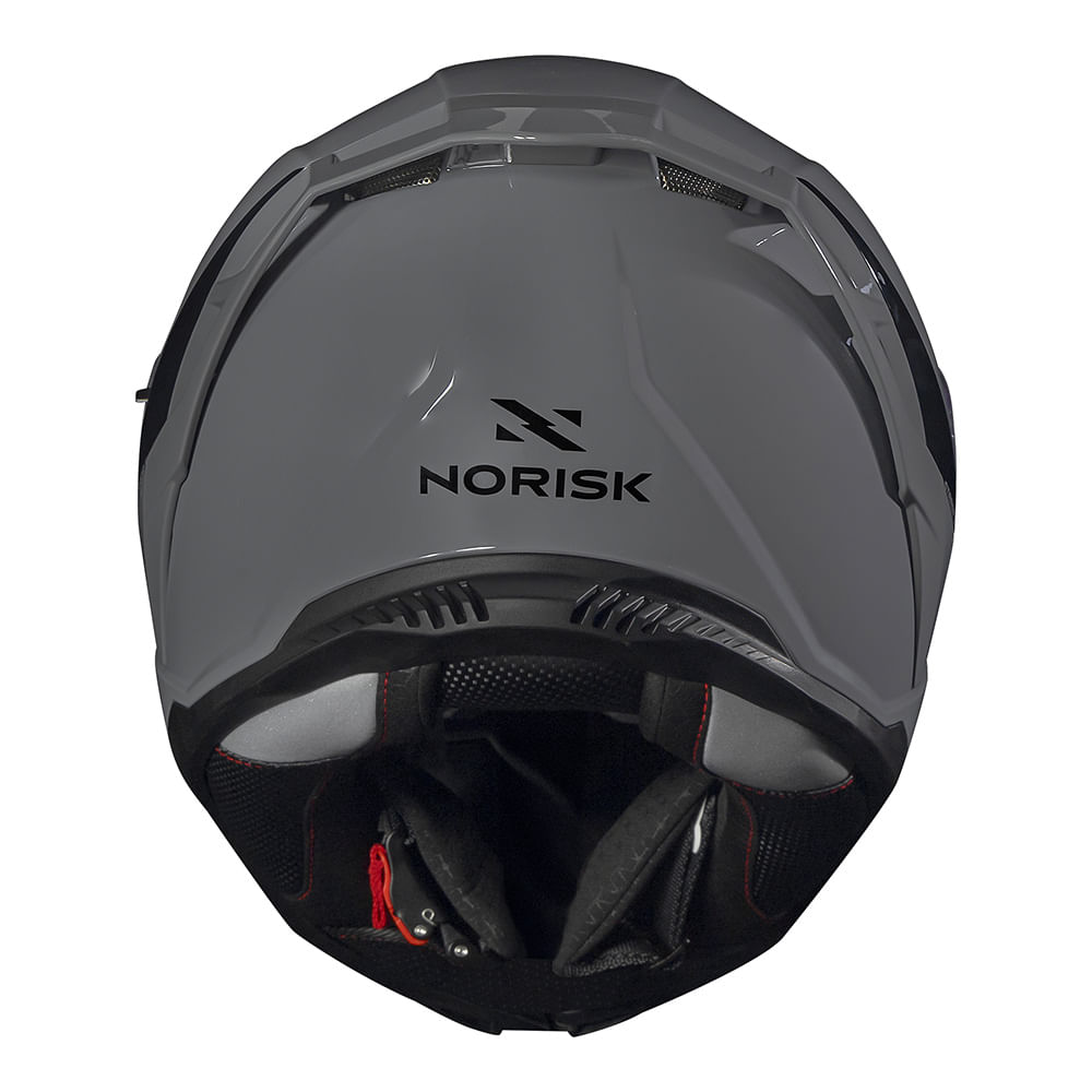 CAPACETE NORISK STRADA II MONOCOLOR NARDO CINZA 3