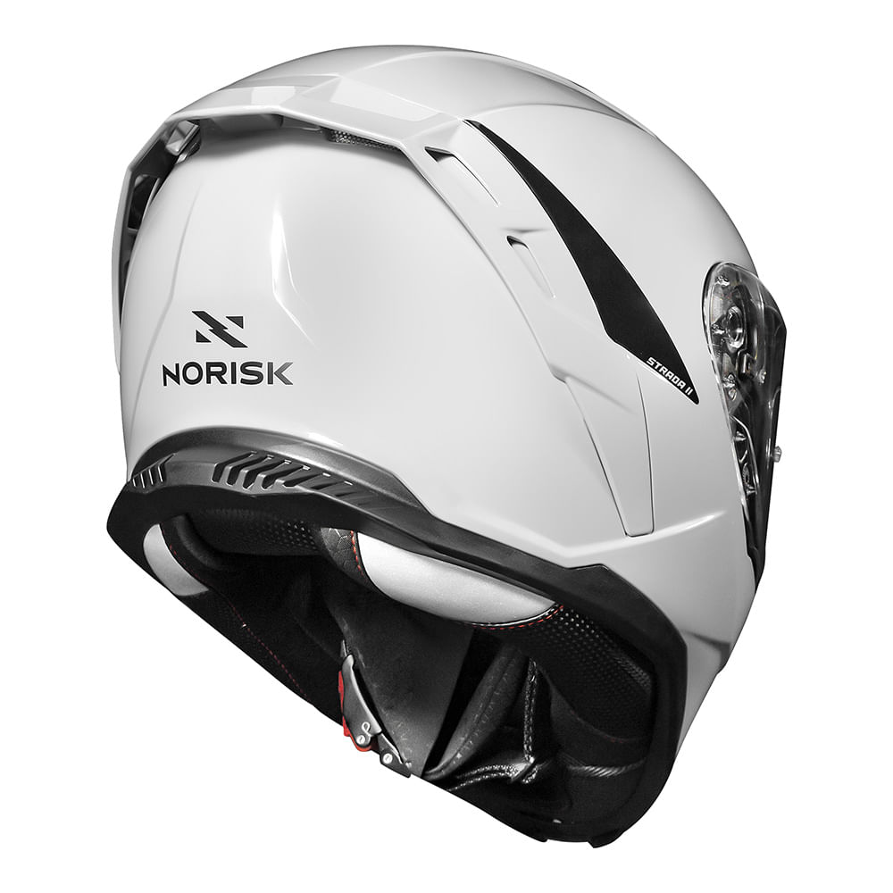 CAPACETE NORISK STRADA II MONOCOLOR BRANCO 2
