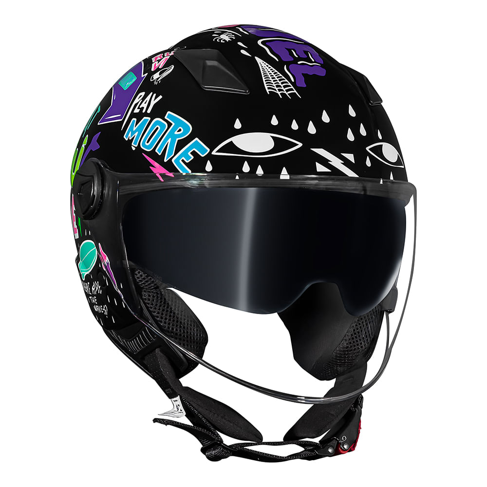 CAPACETE NORISK ORION SV FREE PRETO 4