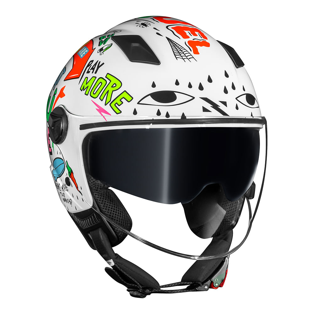 CAPACETE NORISK ORION SV FREE BRANCO 3