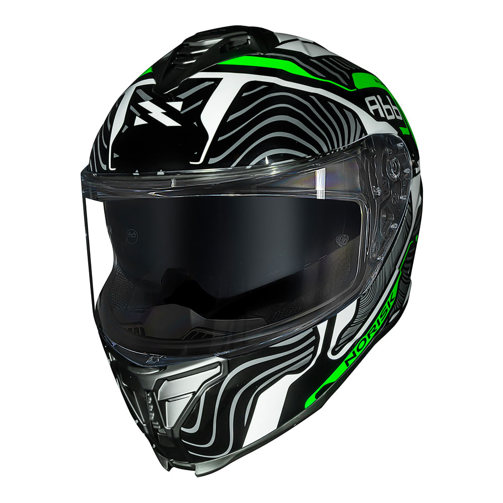 CAPACETE NORISK STRADA II FUSION BRANCO 3