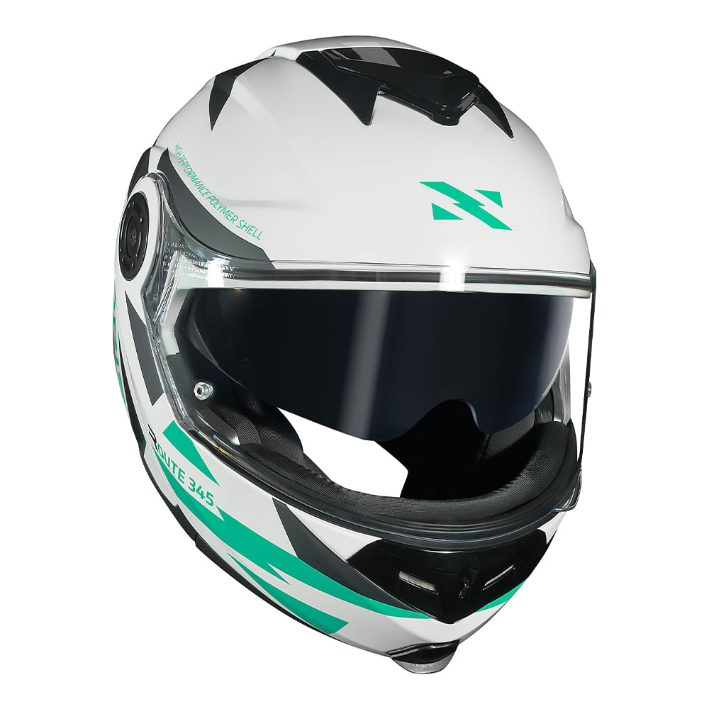 CAPACETE NORISK ROUTE FF345 REFLEX BRANCO 3