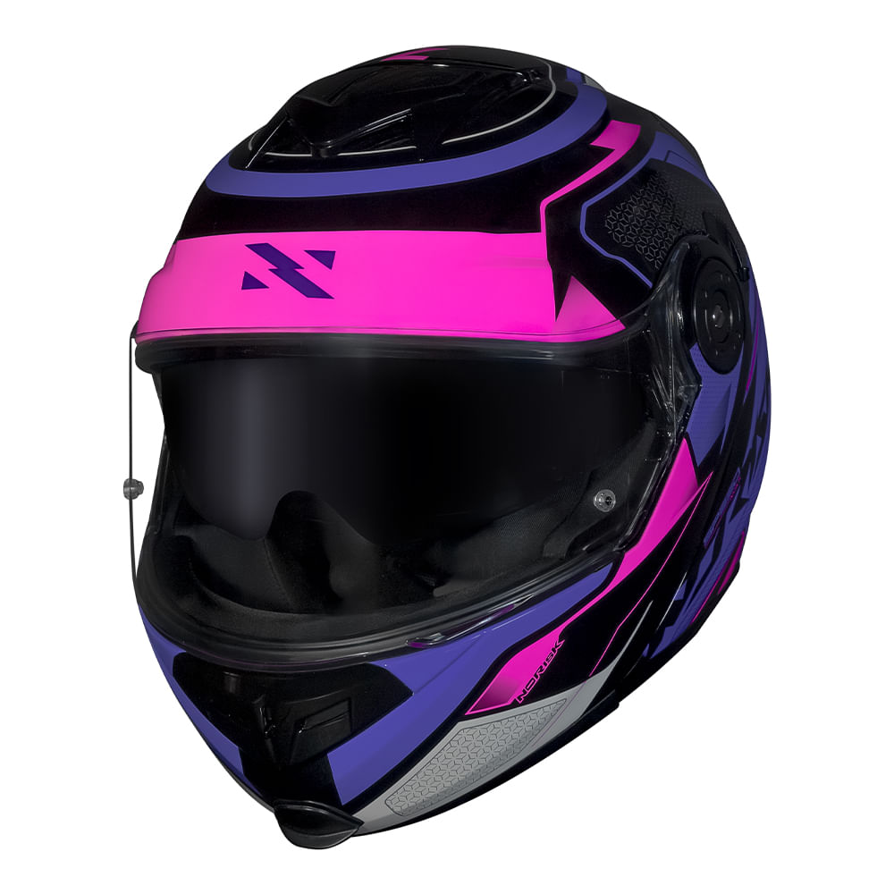 CAPACETE NORISK ROUTE FF345 SPEEDMAX ROXO 4
