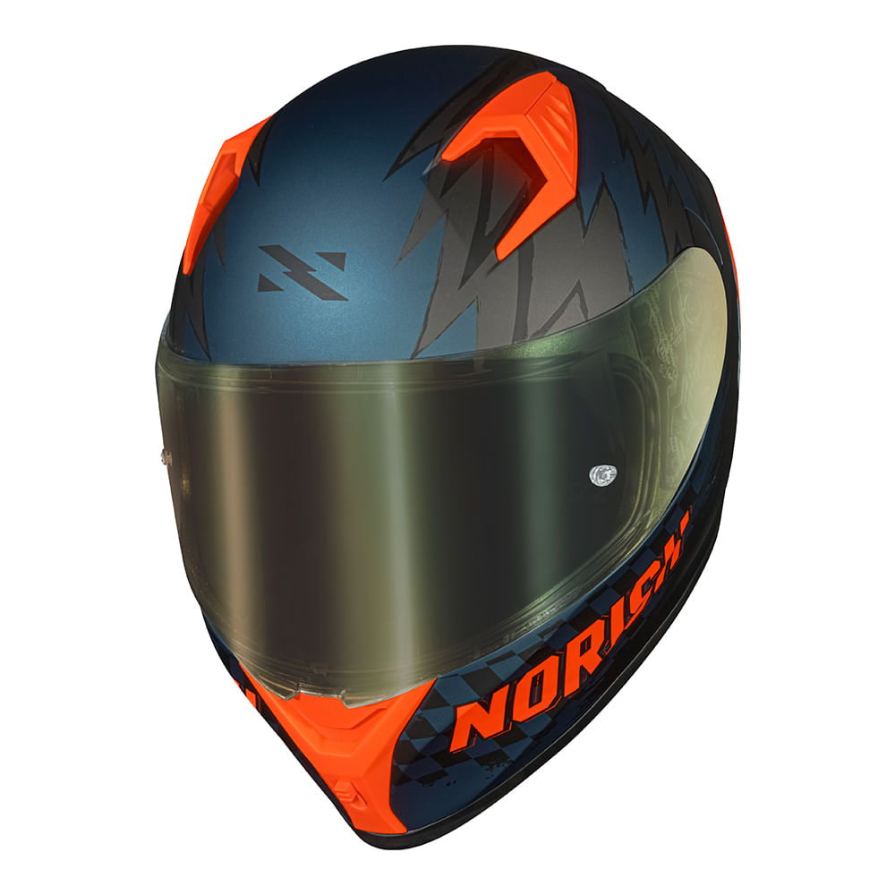 CAPACETE NORISK FLOW DAYTONA AZUL FOSCO 3