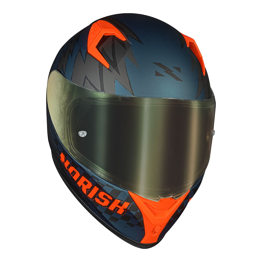 CAPACETE NORISK FLOW DAYTONA AZUL FOSCO 4