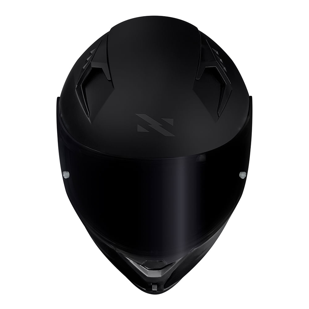 CAPACETE NORISK FLOW MONOCOLOR PRETO FOSCO 2