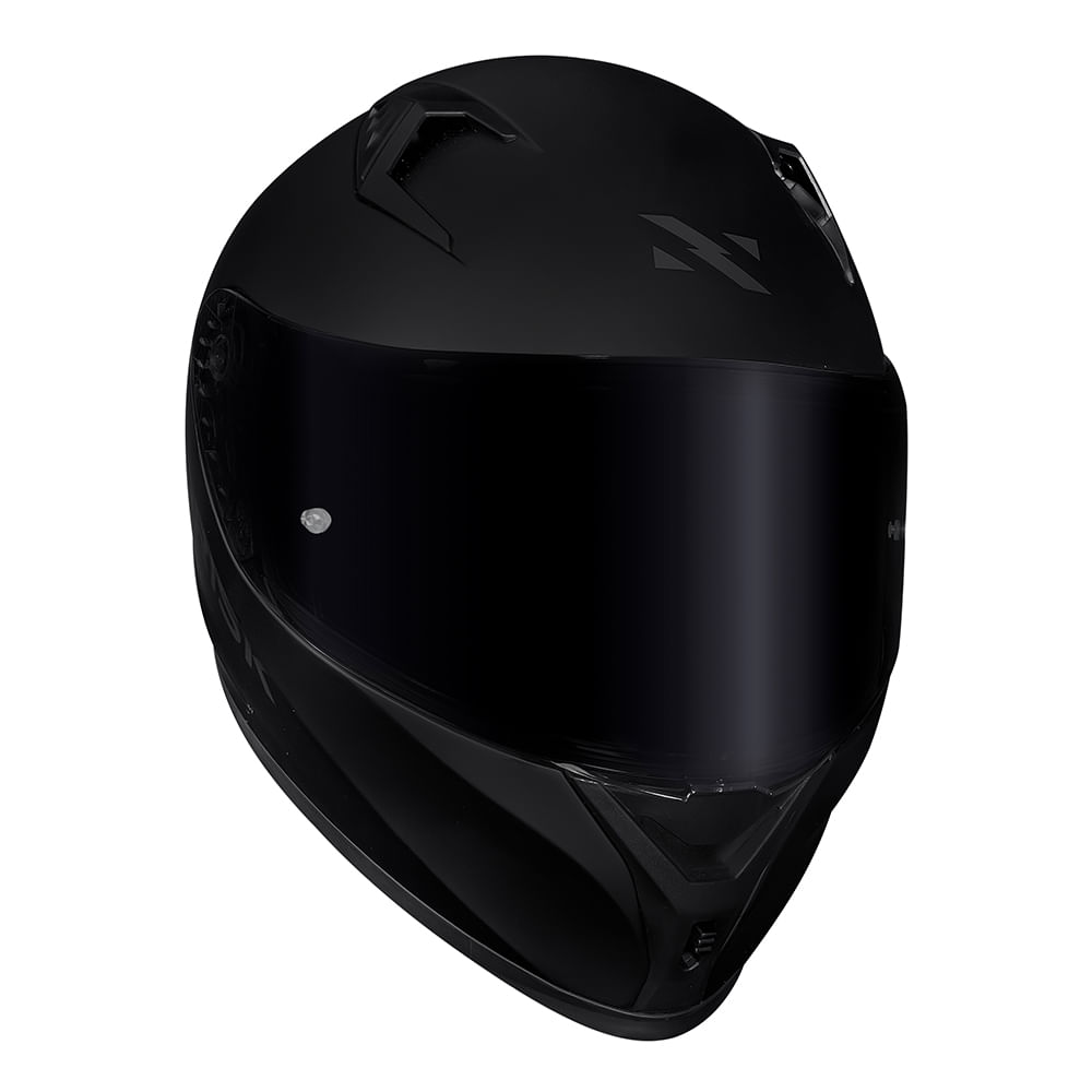 CAPACETE NORISK FLOW MONOCOLOR PRETO FOSCO 4