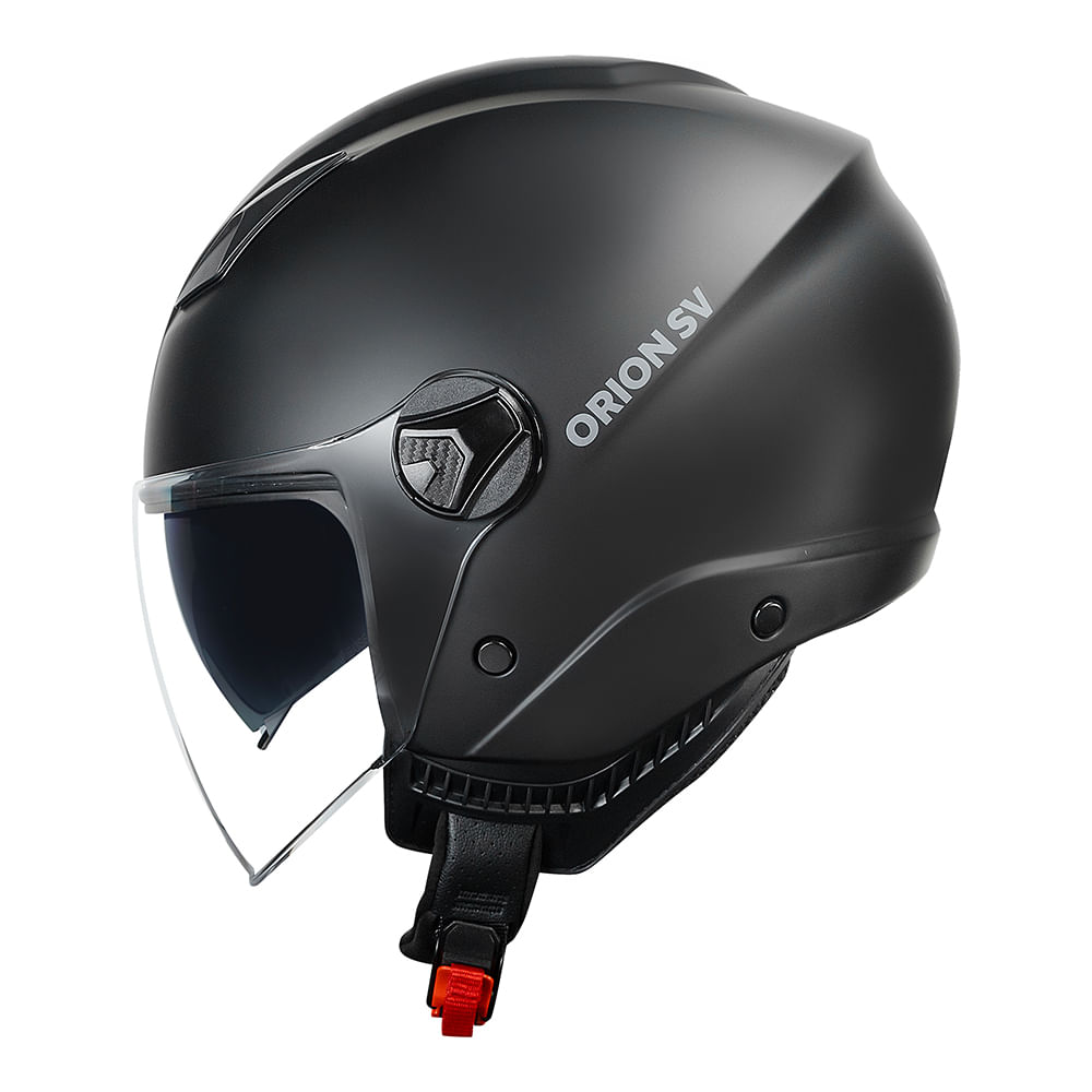 CAPACETE NORISK ORION SV MONOCOLOR PRETO FOSCO 3