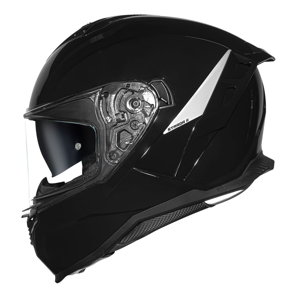 CAPACETE NORISK STRADA II MONOCOLOR PRETO 3