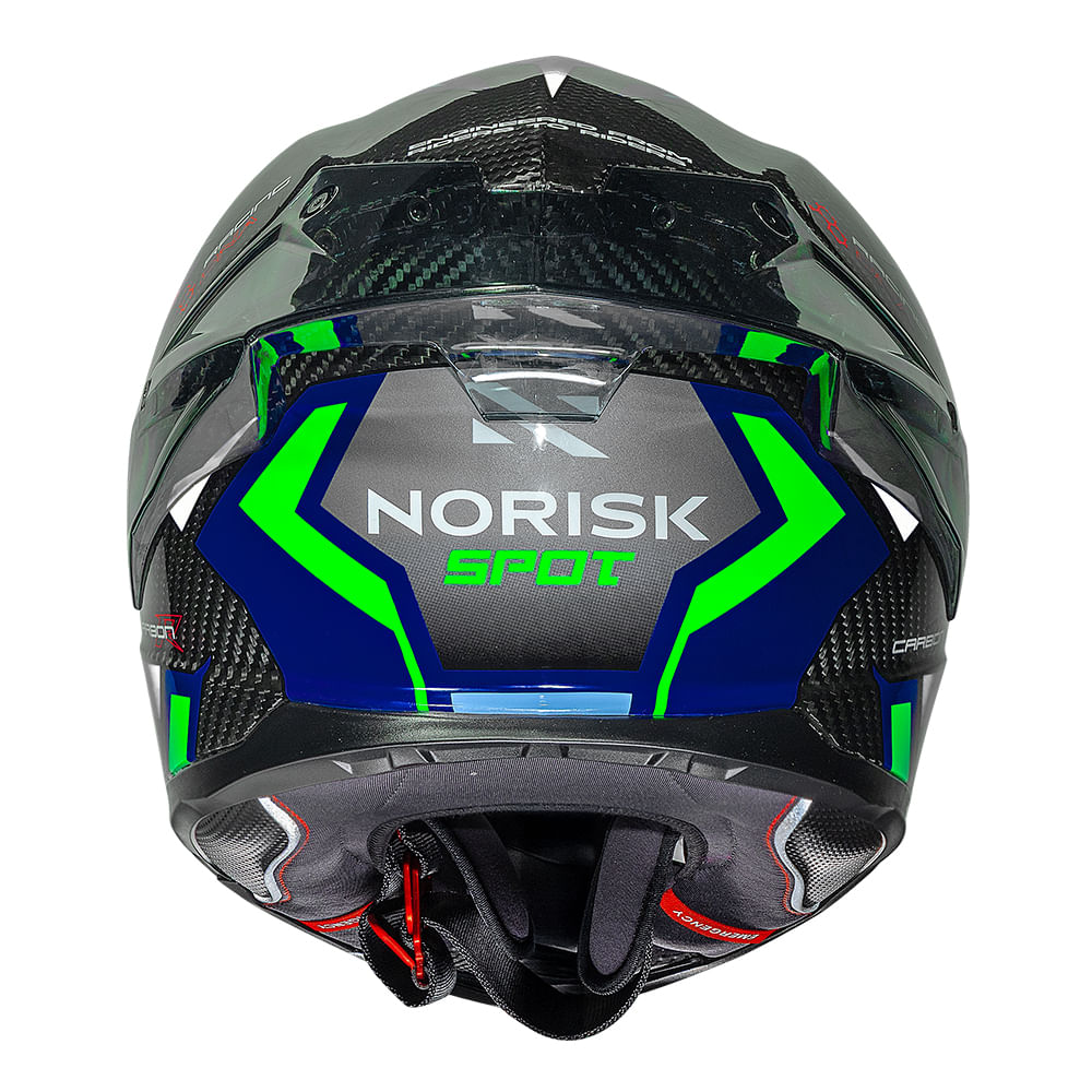 CAPACETE NORISK CARBON R SPOT AZUL 2