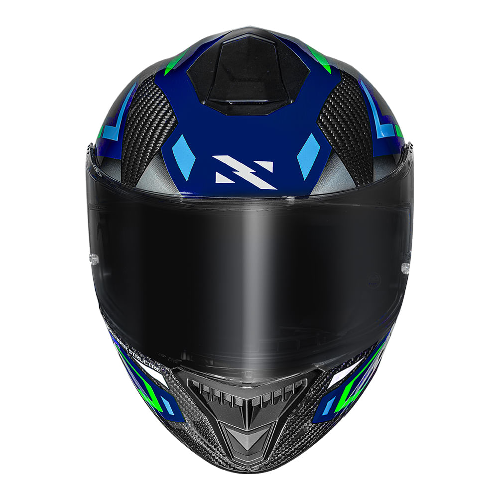 CAPACETE NORISK CARBON R SPOT AZUL 4