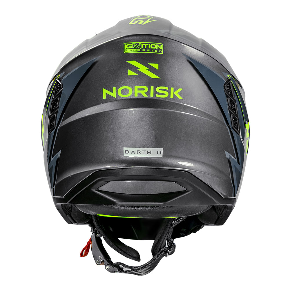 CAPACETE NORISK DARTH II STORM TITANIUM 3