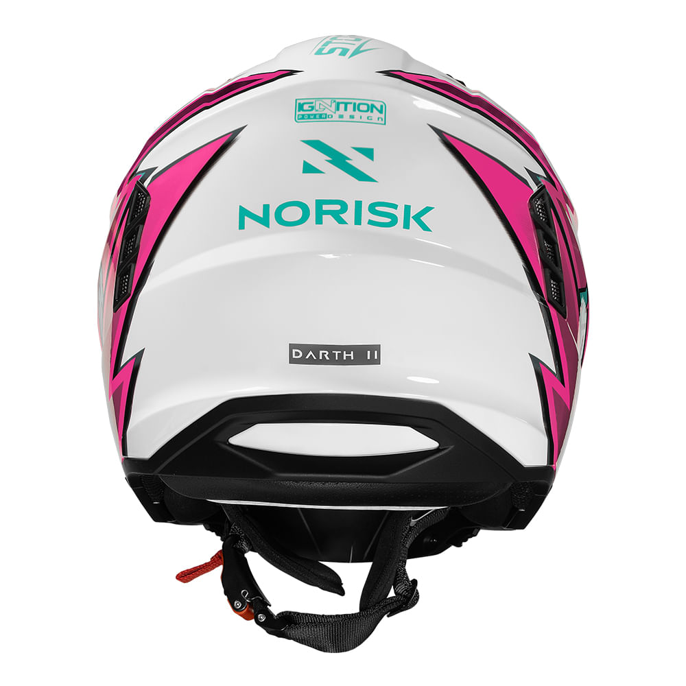 CAPACETE NORISK DARTH II STORM ROSA 3