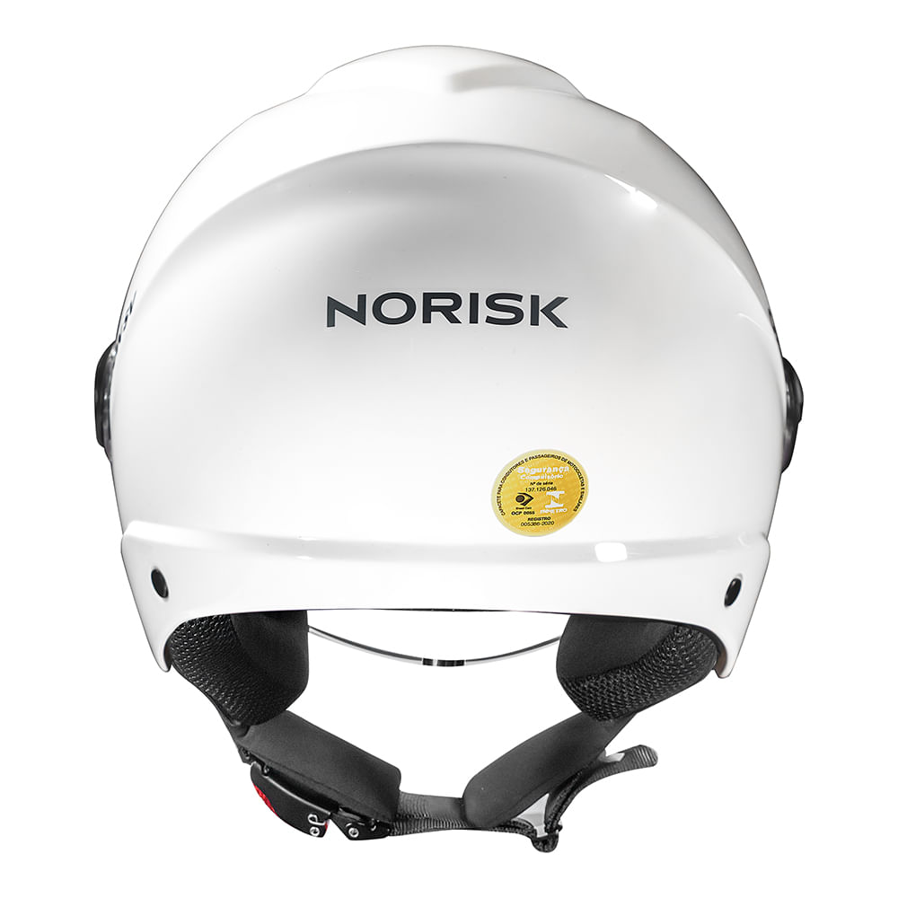 CAPACETE NORISK ORION SV MONOCOLOR BRANCO 2