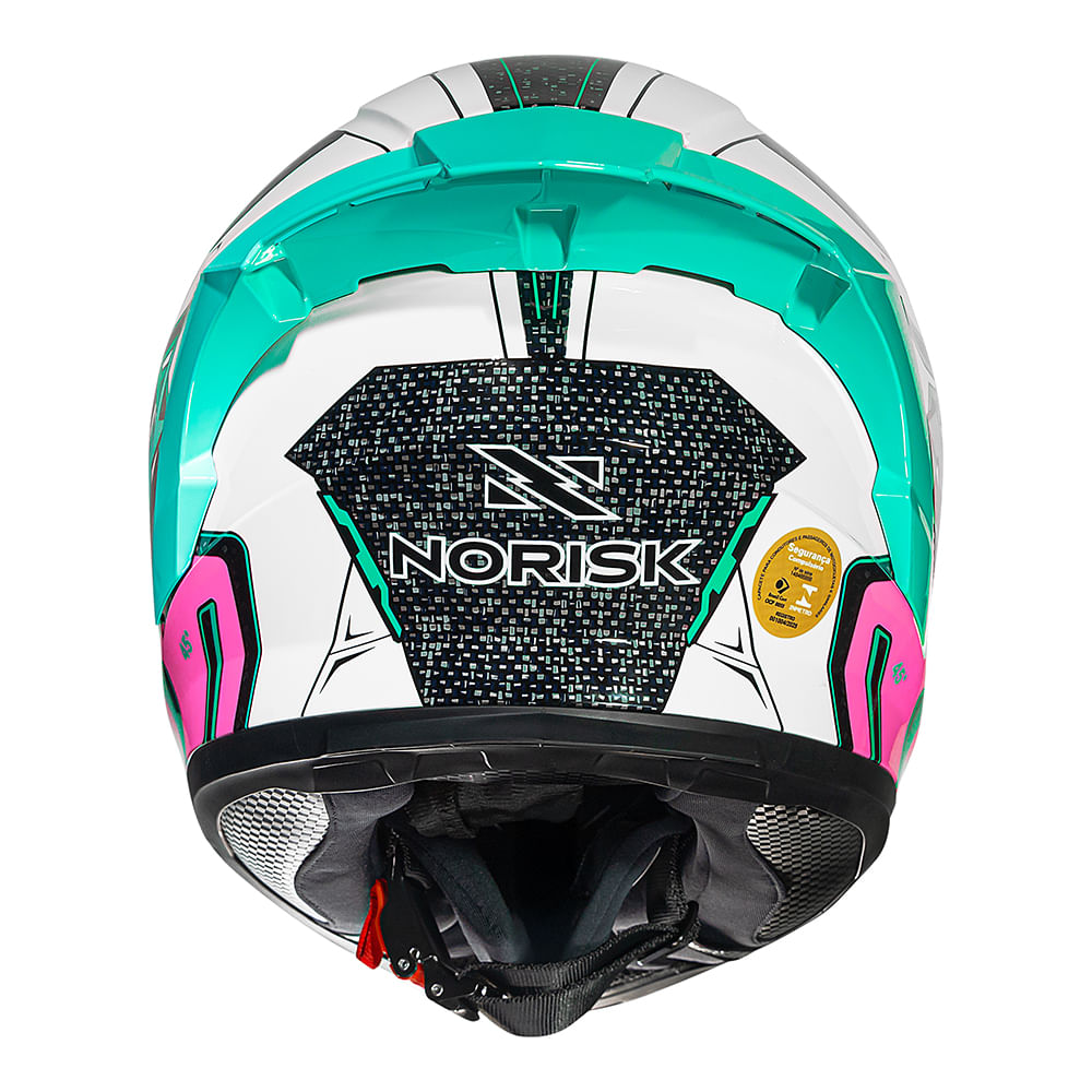 CAPACETE NORISK FLOW ROBOT BRANCO 2