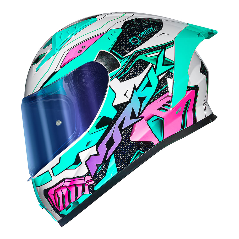 CAPACETE NORISK FLOW ROBOT BRANCO 3