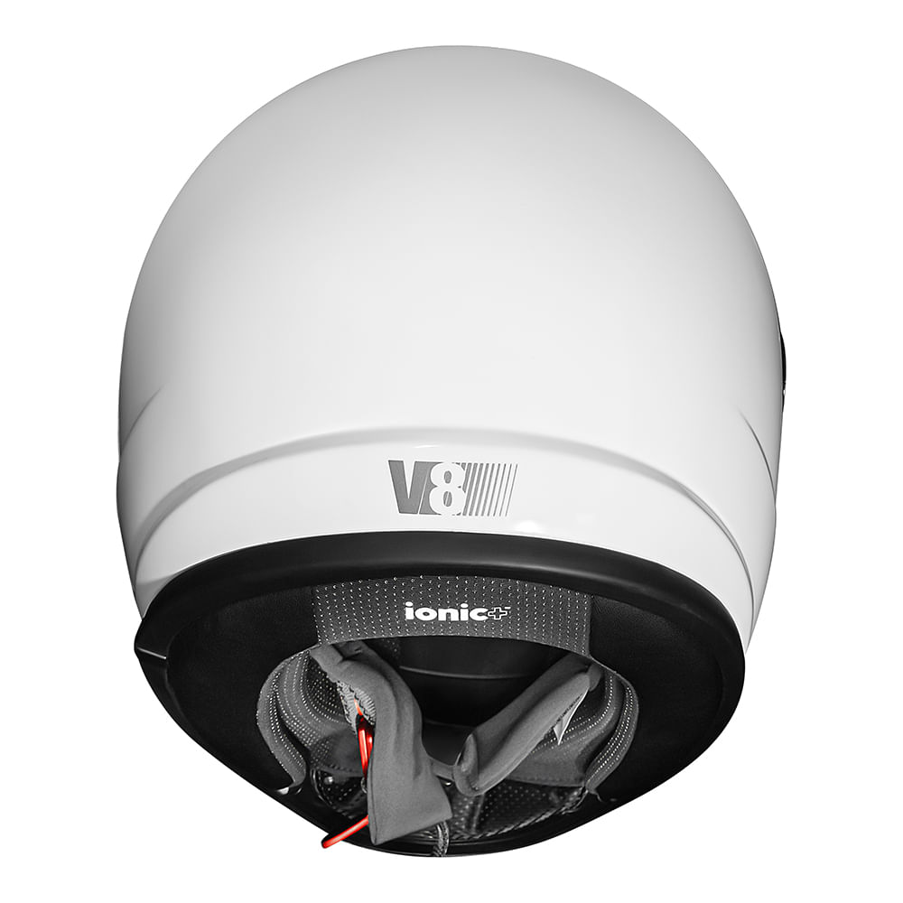 CAPACETE NORISK V8 MONOCOLOR BRANCO 2