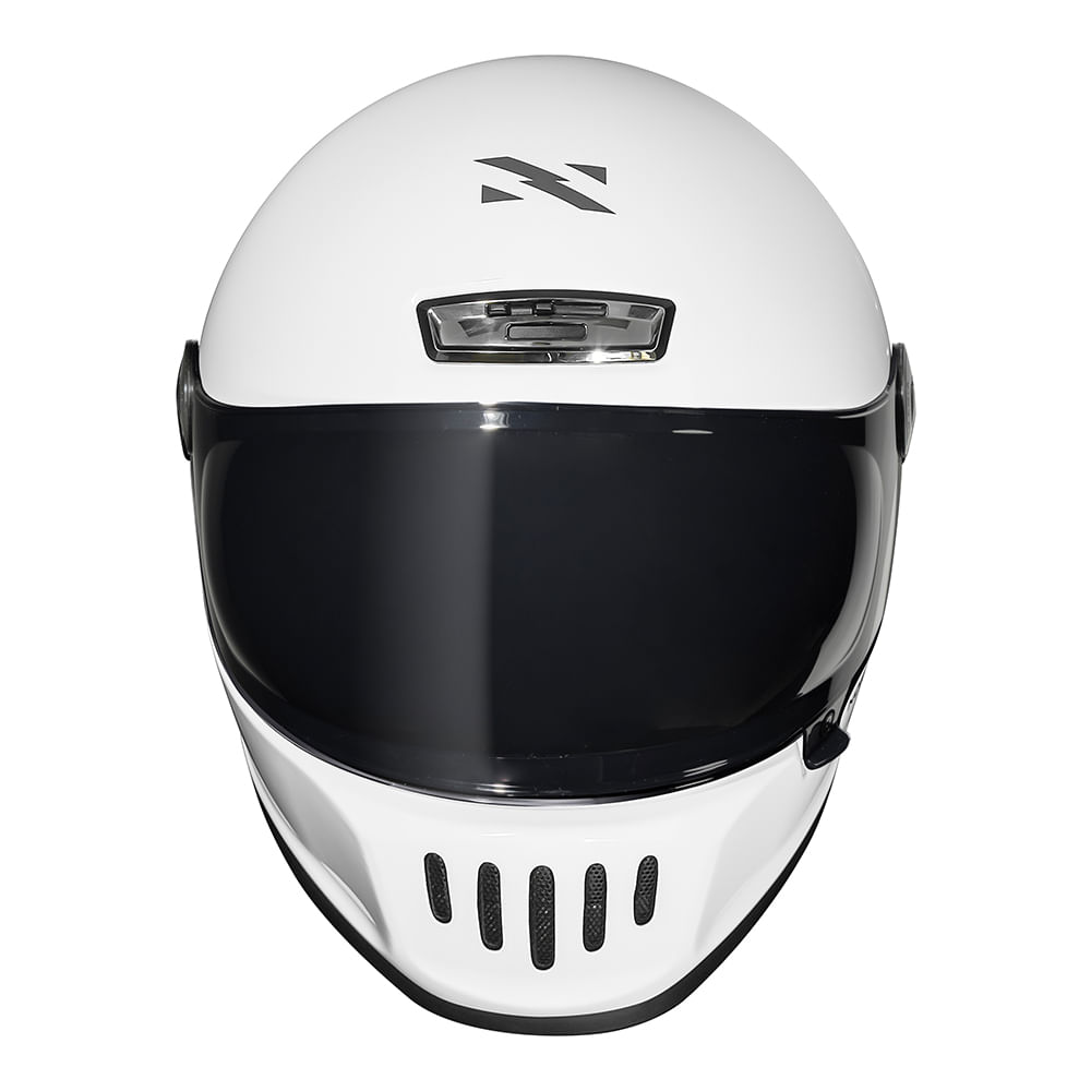 CAPACETE NORISK V8 MONOCOLOR BRANCO 4