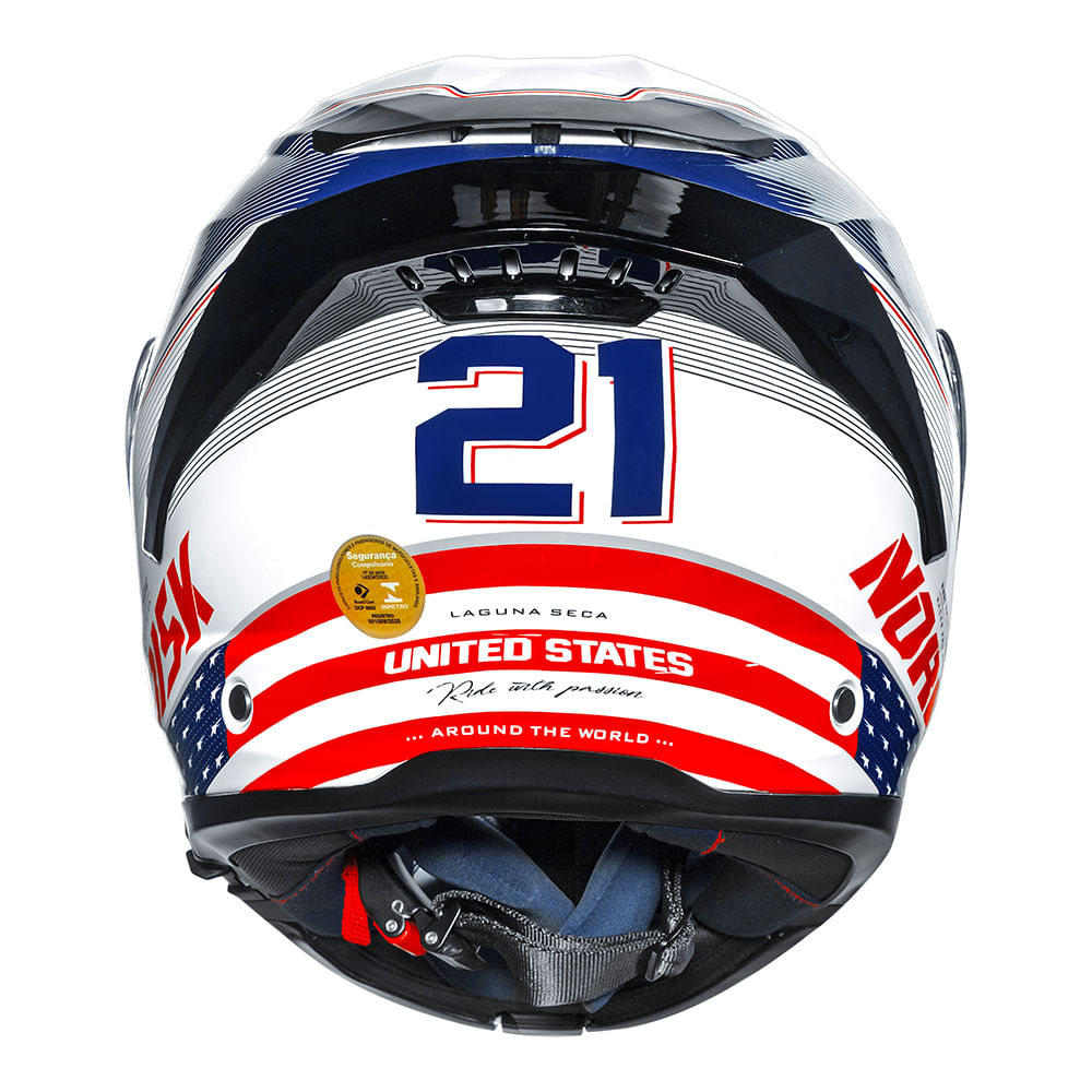 CAPACETE NORISK FORCE II GRAND PRIX USA 2