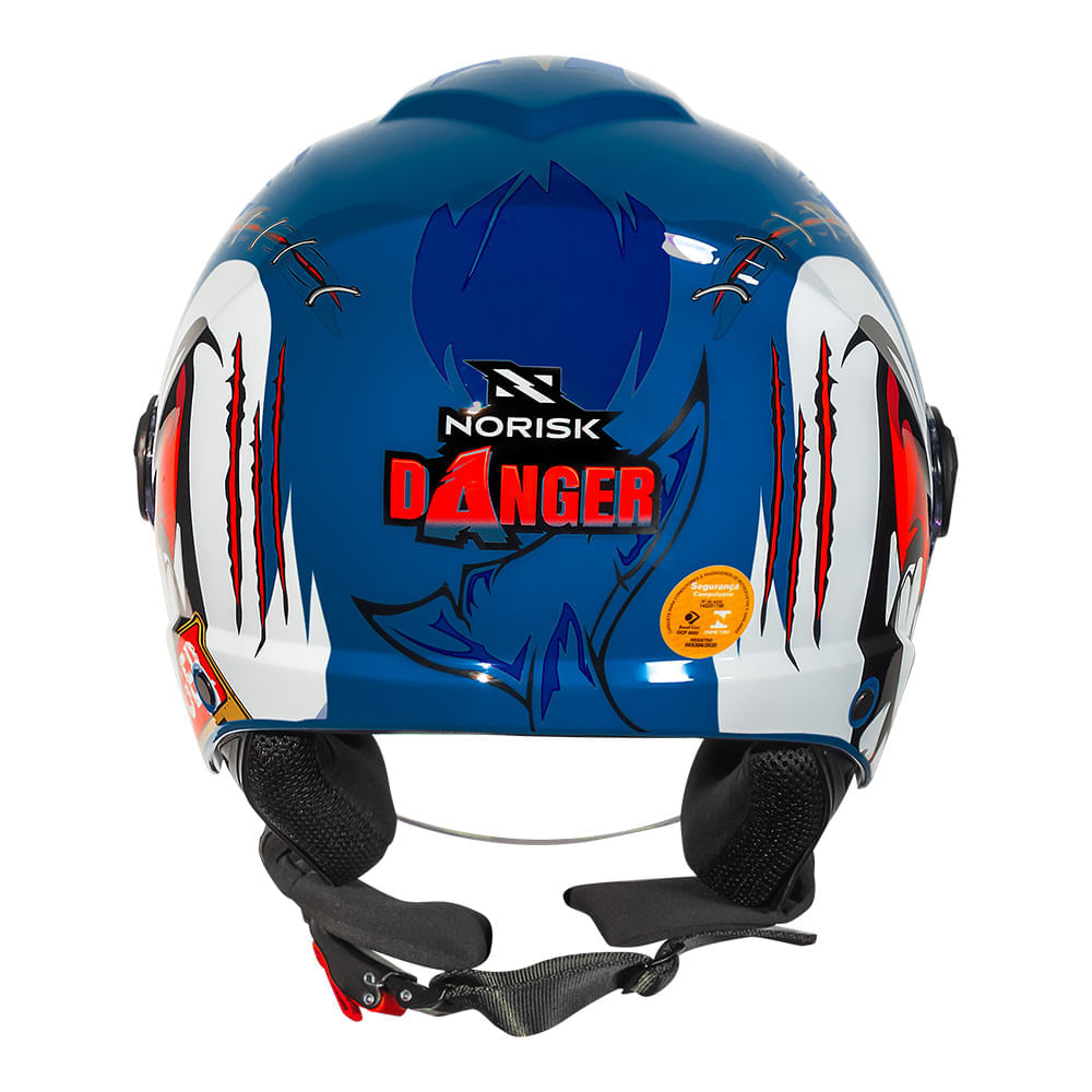 CAPACETE NORISK ORION SV DANGER NAVY AZUL 2