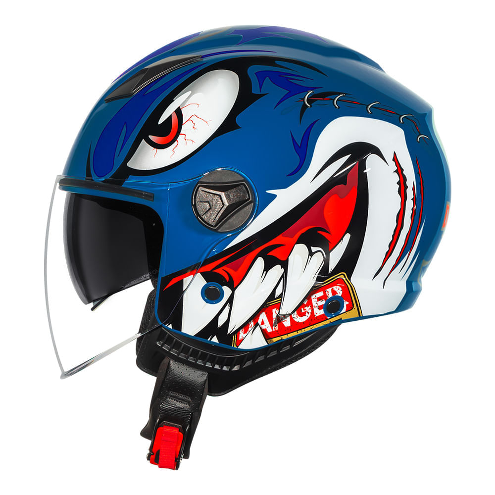 CAPACETE NORISK ORION SV DANGER NAVY AZUL 3