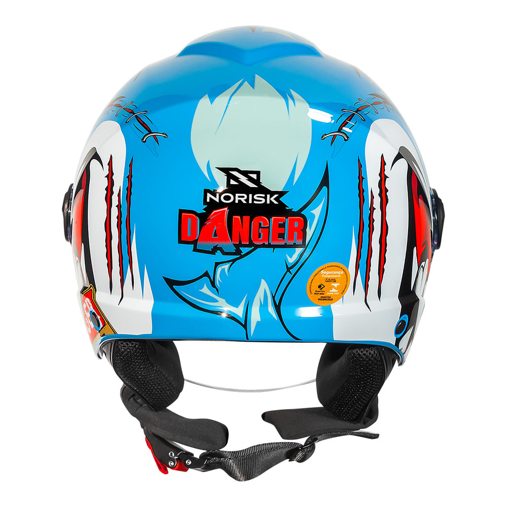 CAPACETE NORISK ORION SV DANGER AZUL 2