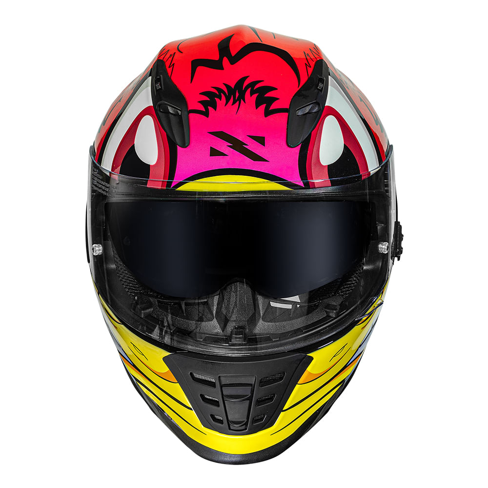 CAPACETE NORISK SOUL LOKO VERMELHO 4