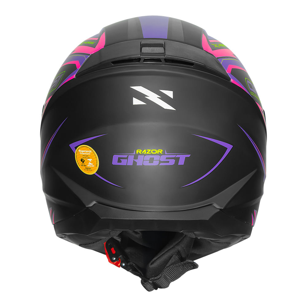 CAPACETE NORISK RAZOR GHOST ROXO FOSCO 2