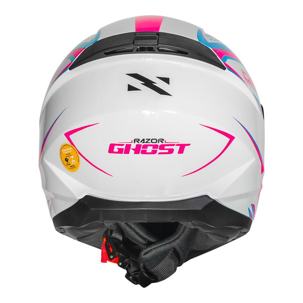 CAPACETE NORISK RAZOR GHOST ROSA 2
