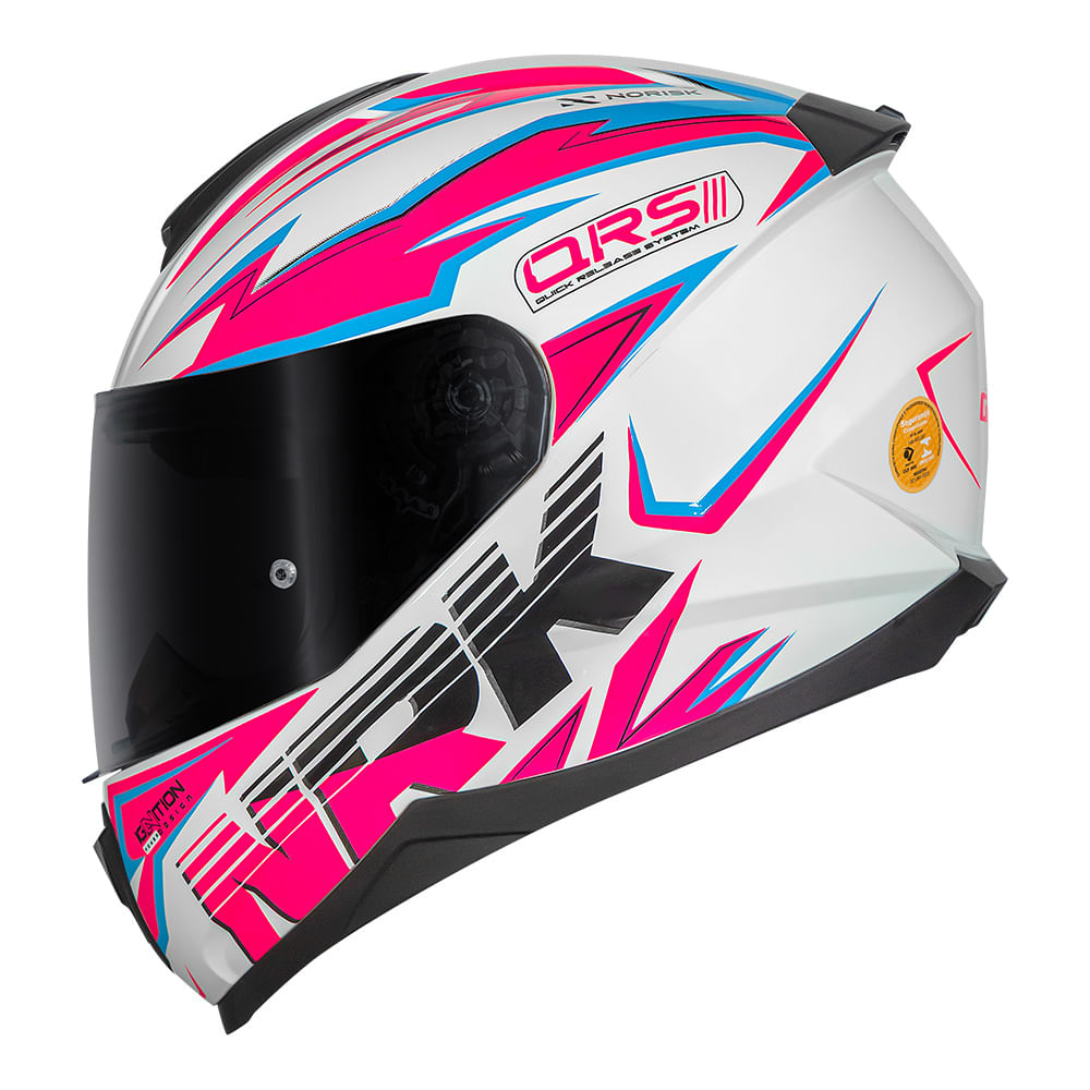 CAPACETE NORISK RAZOR GHOST ROSA 3