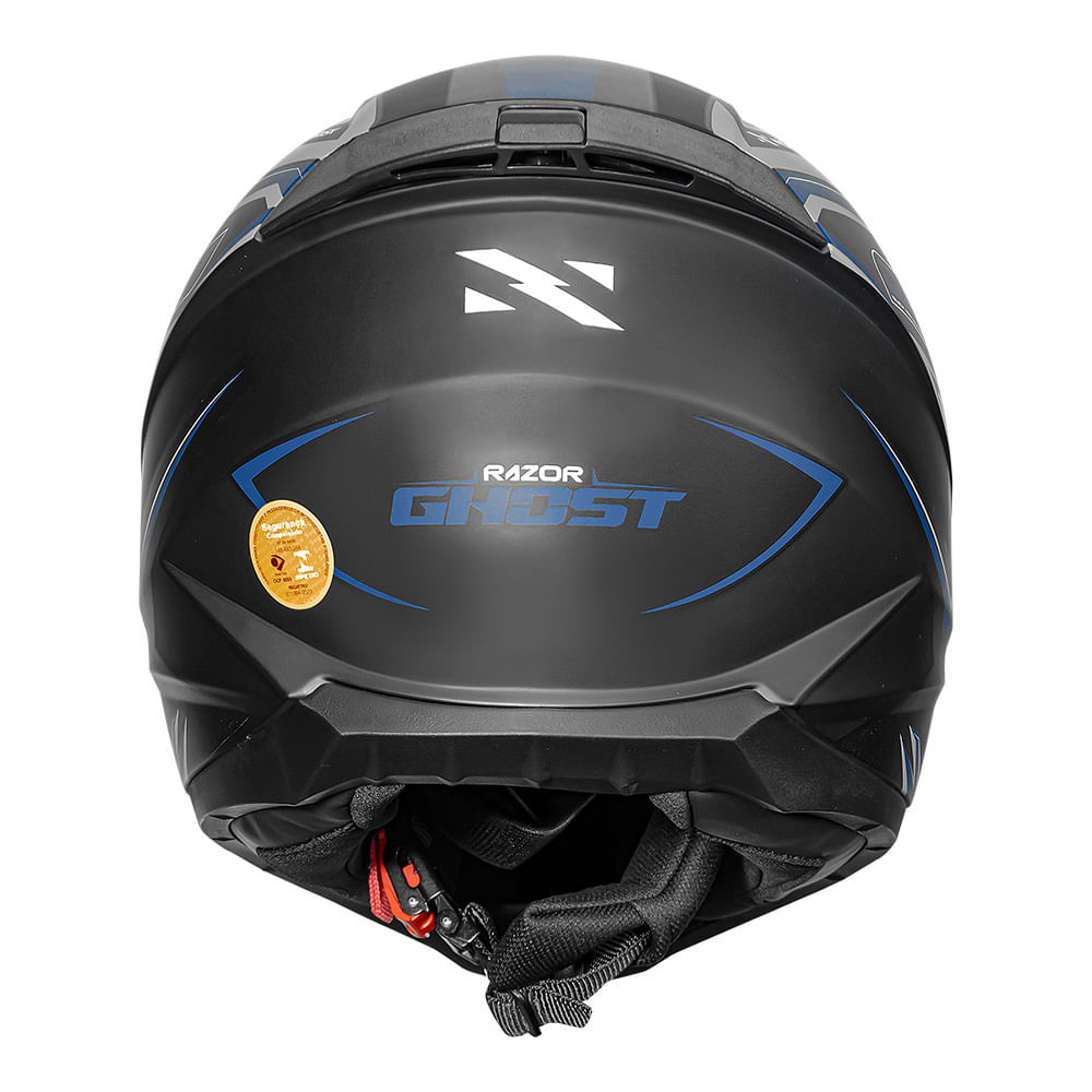 CAPACETE NORISK RAZOR GHOST PRETO FOSCO 2