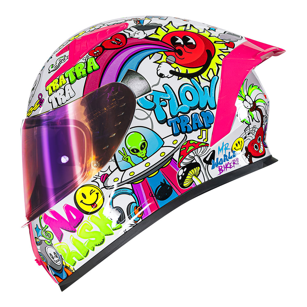 CAPACETE NORISK FLOW TRAP BRANCO 3
