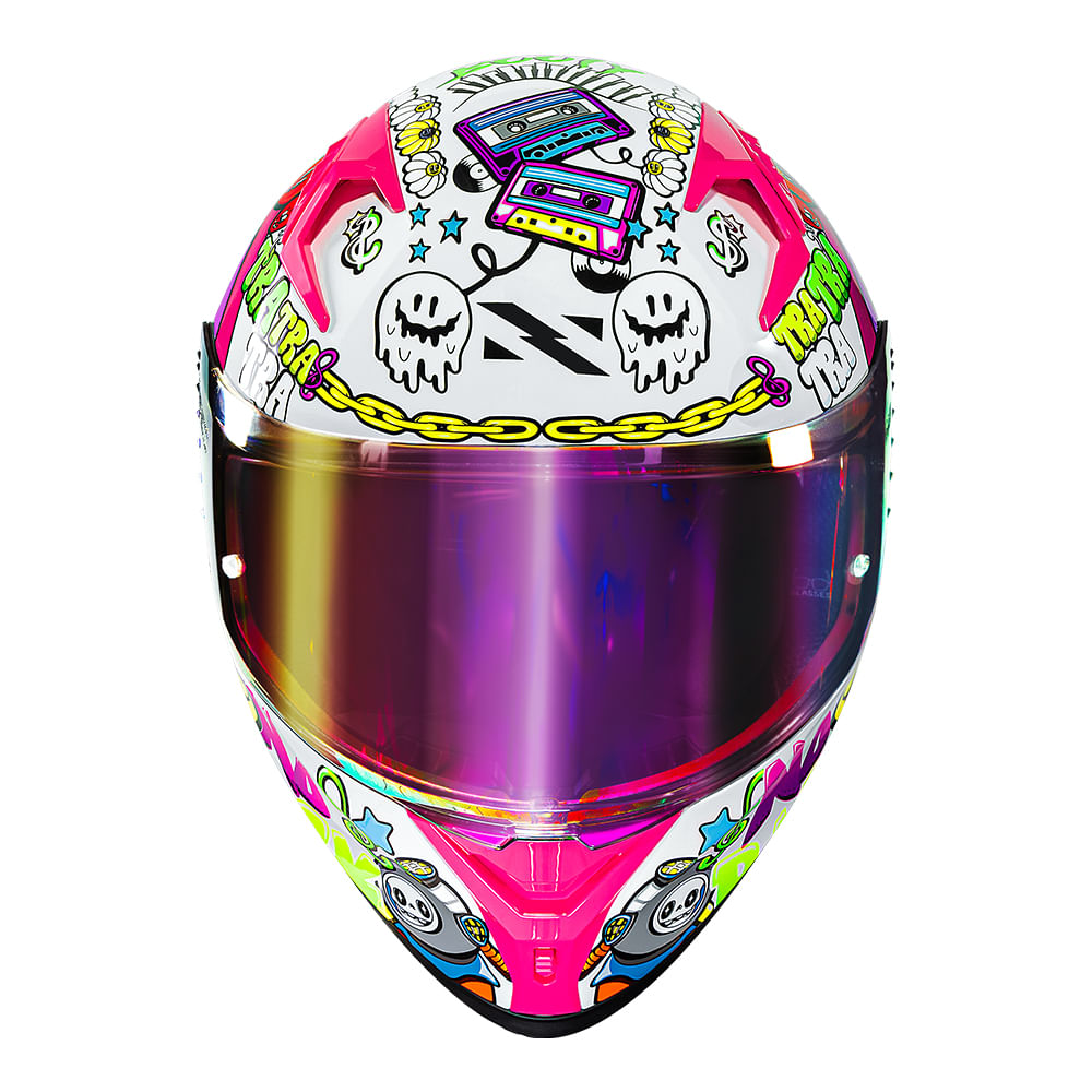 CAPACETE NORISK FLOW TRAP BRANCO 4
