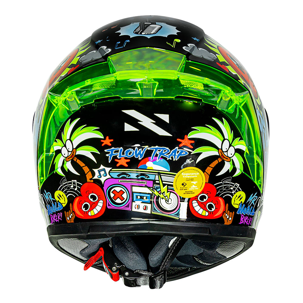 CAPACETE NORISK FLOW TRAP PRETO 2