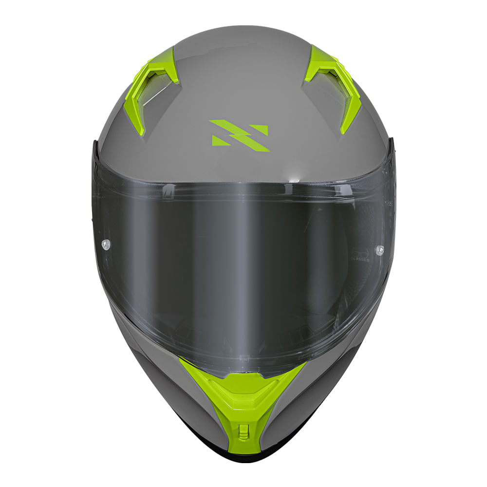CAPACETE NORISK FLOW MONOCOLOR CINZA 4