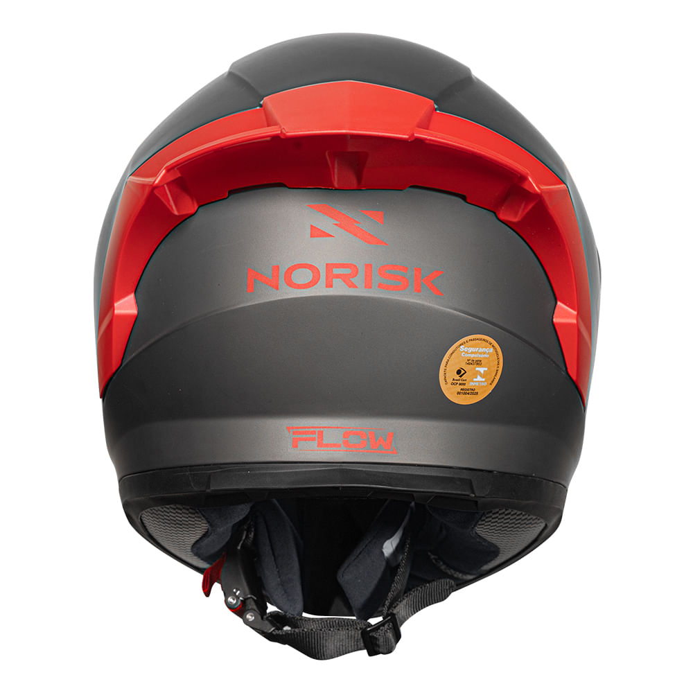 CAPACETE NORISK FLOW MONOCOLOR TITANIUM 2