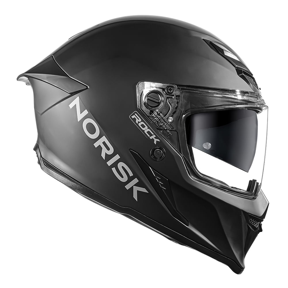 CAPACETE NORISK ROCK MONOCOLOR PRETO FOSCO