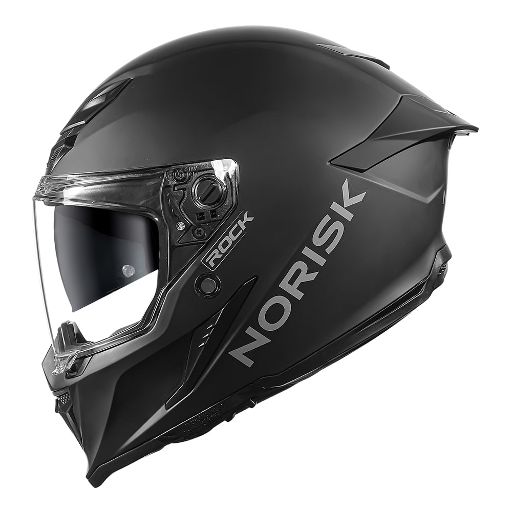 CAPACETE NORISK ROCK MONOCOLOR PRETO FOSCO 3