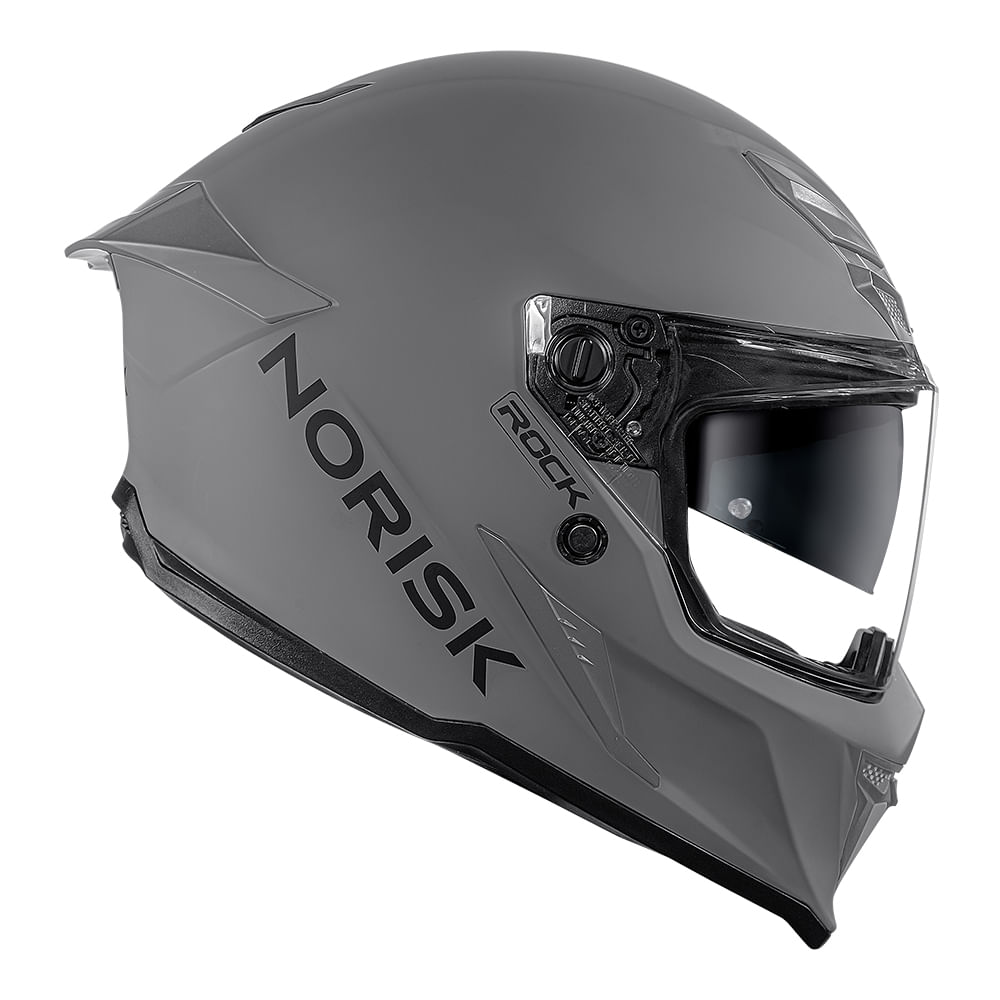 CAPACETE NORISK ROCK MONOCOLOR NARDO CINZA