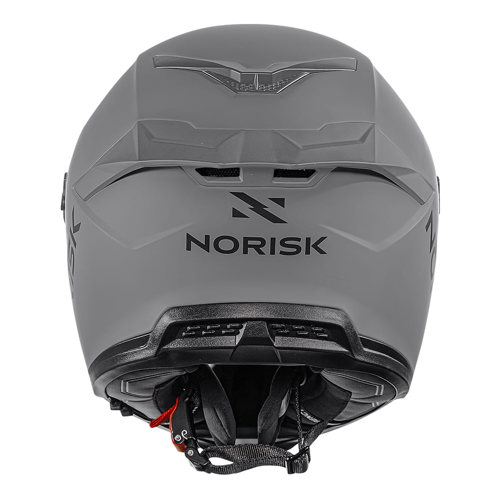 CAPACETE NORISK ROCK MONOCOLOR NARDO CINZA 2