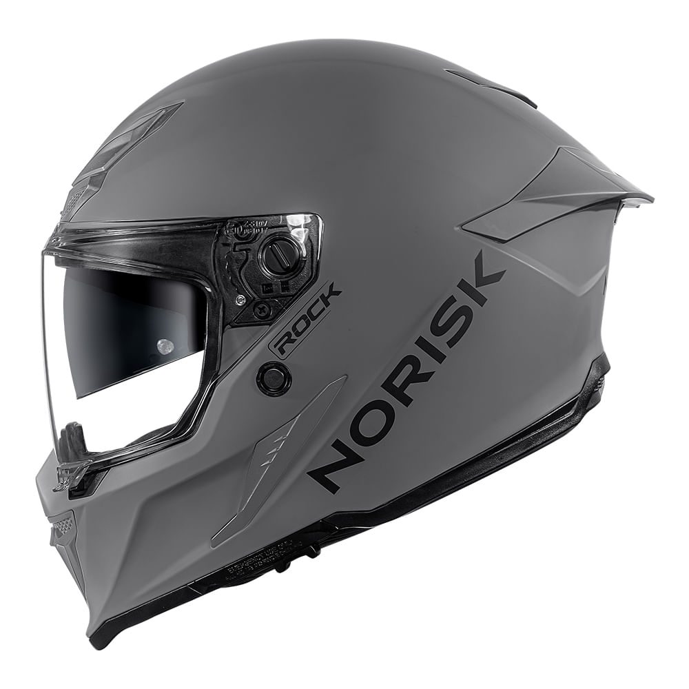 CAPACETE NORISK ROCK MONOCOLOR NARDO CINZA 3