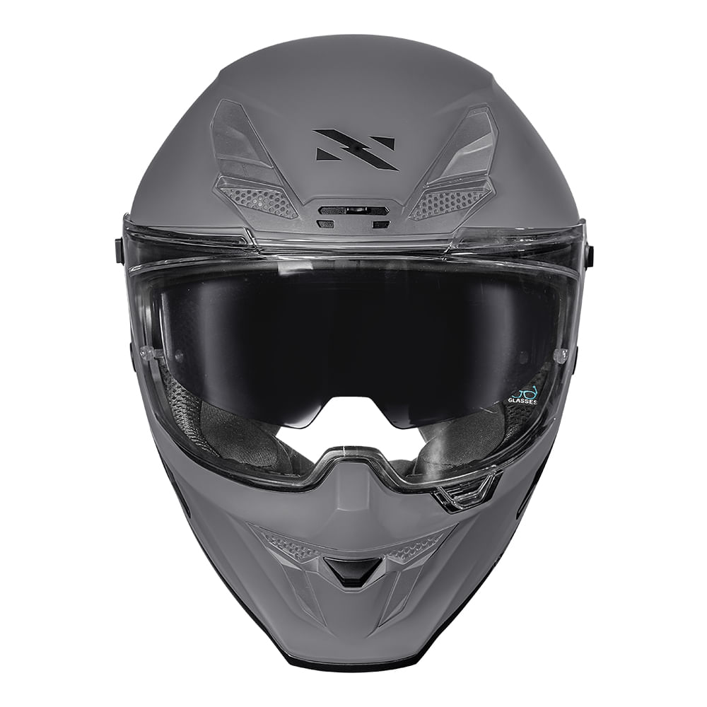 CAPACETE NORISK ROCK MONOCOLOR NARDO CINZA 4
