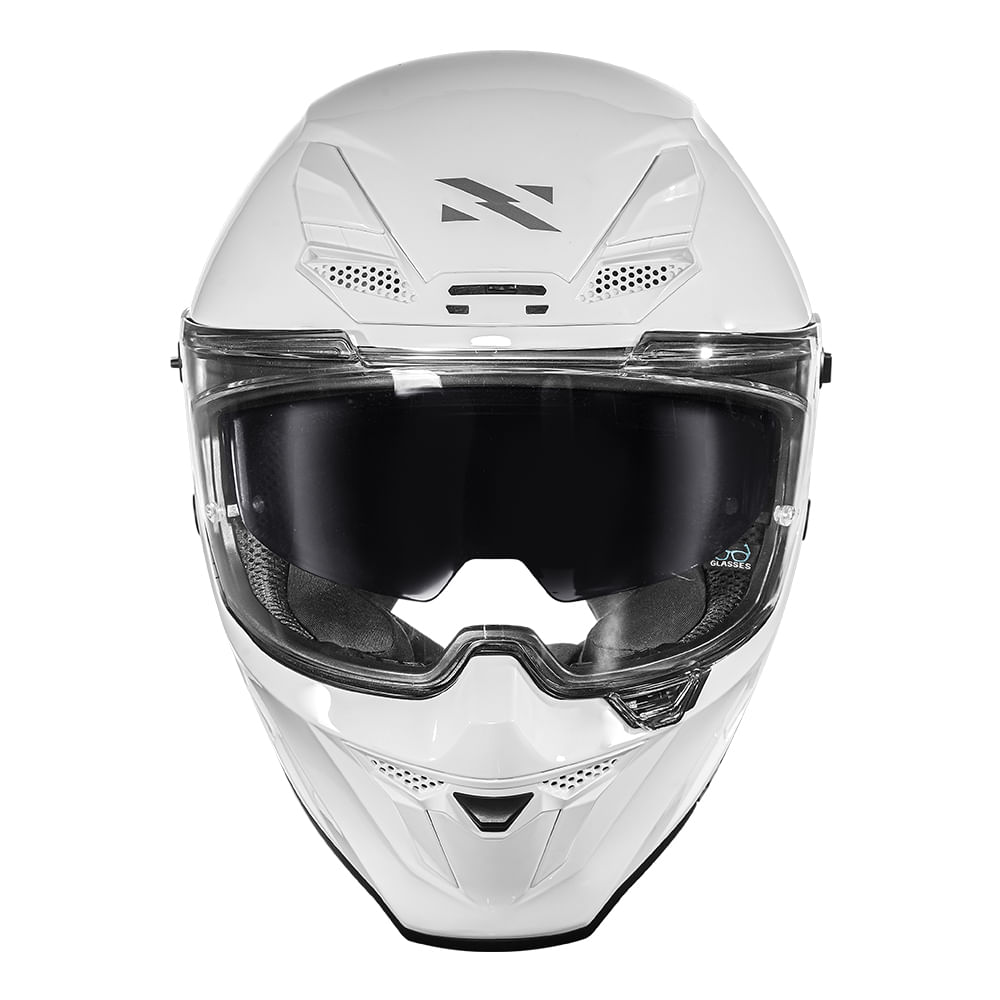 CAPACETE NORISK ROCK MONOCOLOR BRANCO 4