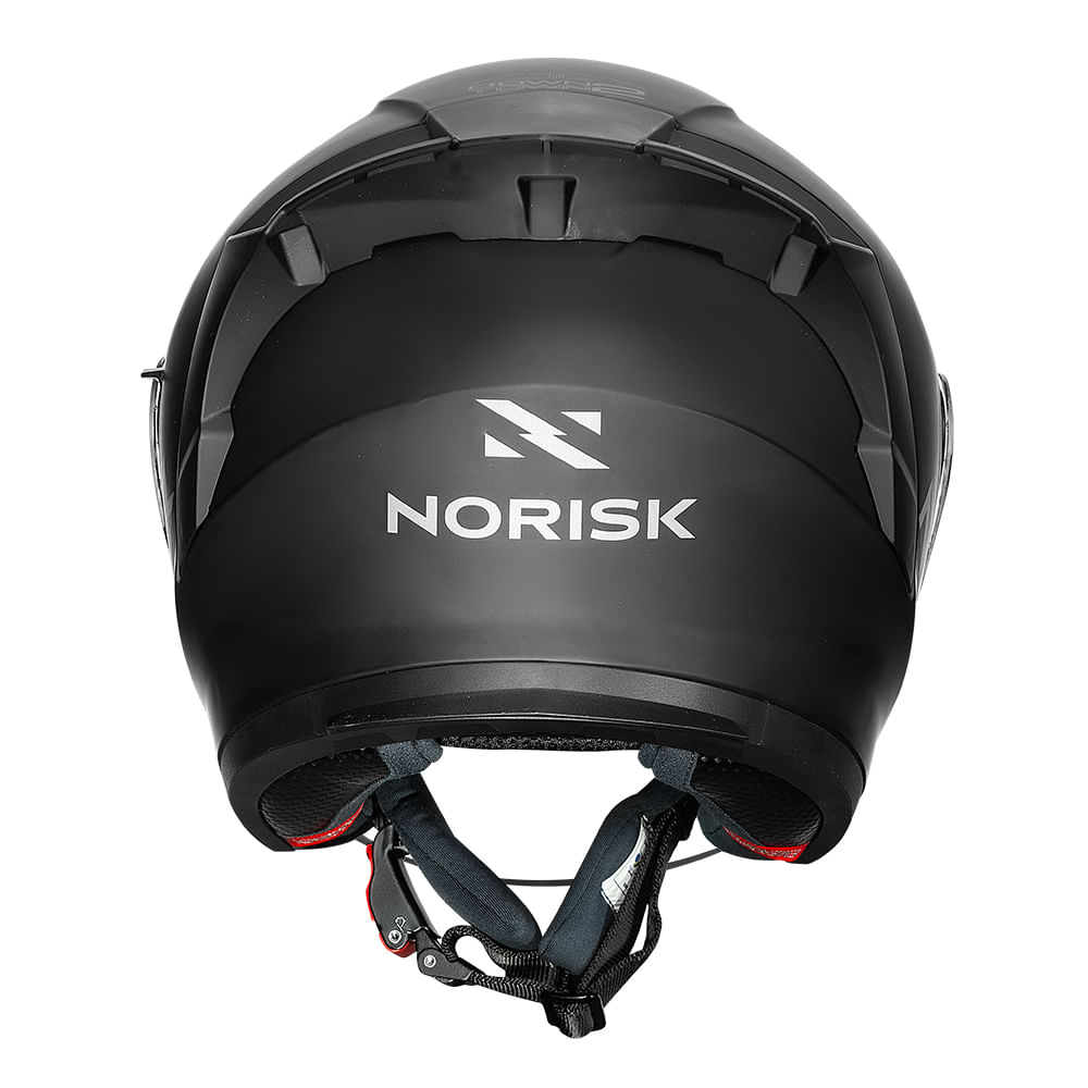 CAPACETE NORISK DOWNTOWN II MONOCOLOR PRETO FOSCO 2