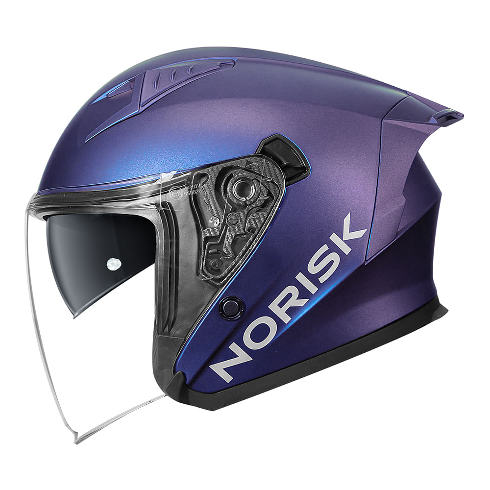 CAPACETE NORISK DOWNTOWN II MONOCOLOR AZUL FOSCO 3