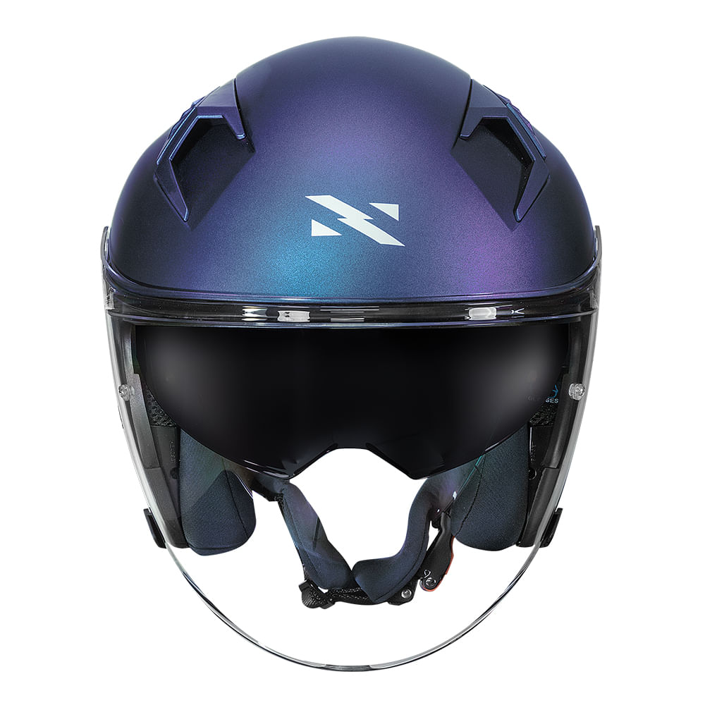 CAPACETE NORISK DOWNTOWN II MONOCOLOR AZUL FOSCO 4