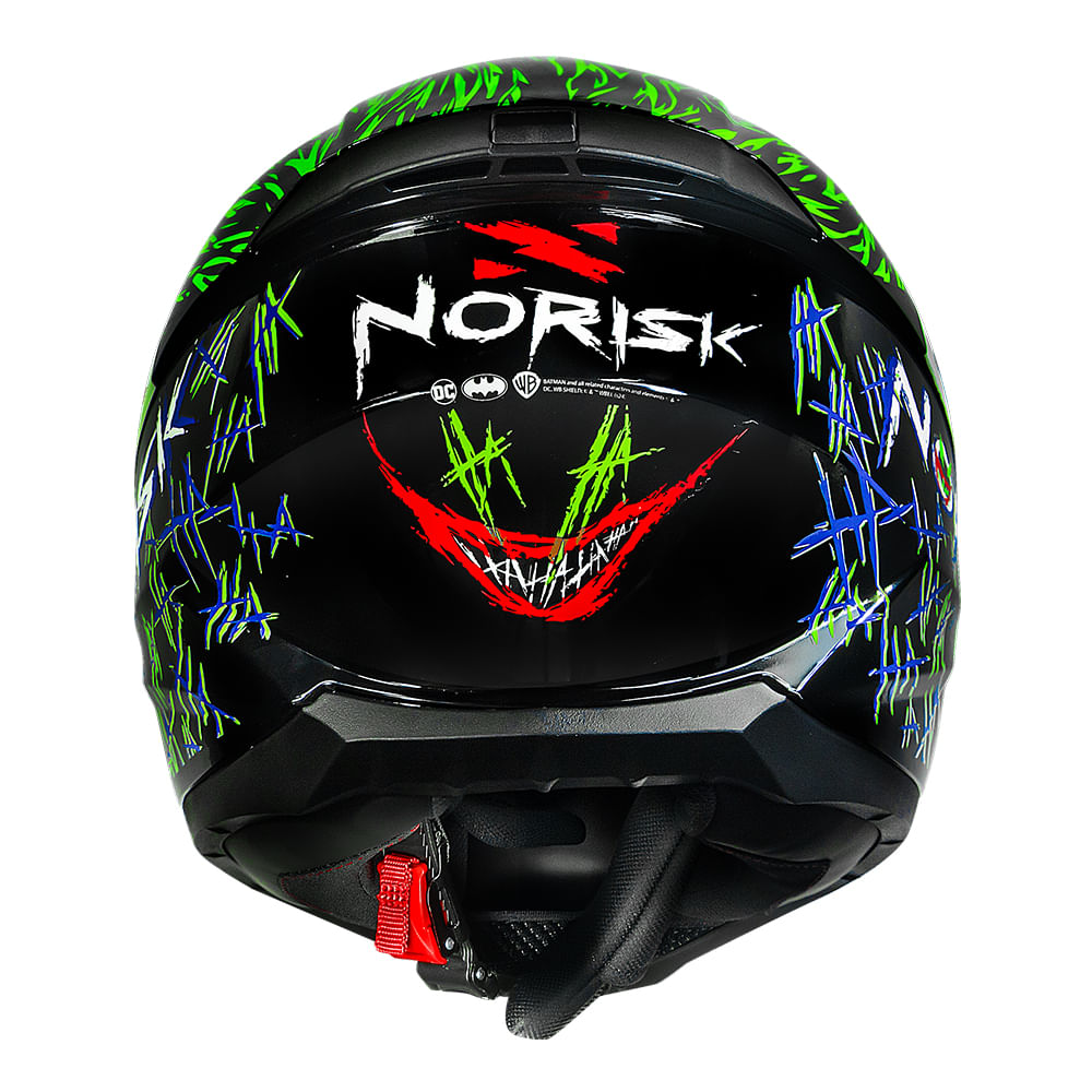 CAPACETE NORISK RAZOR JOKER PRETO 2