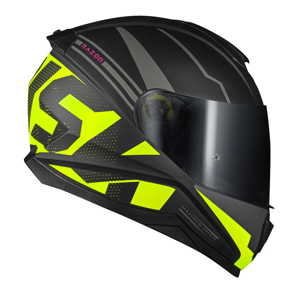 CAPACETE NORISK RAZOR FULL AMARELO FOSCO