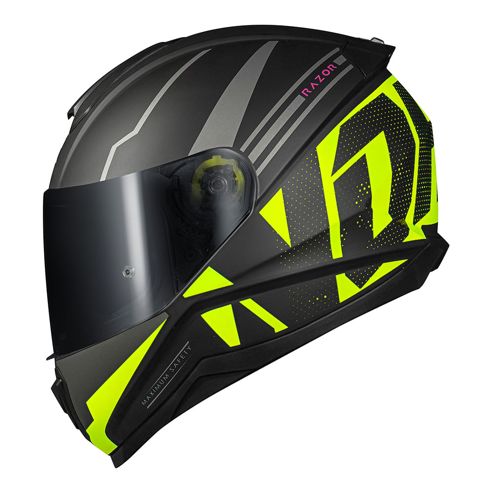 CAPACETE NORISK RAZOR FULL AMARELO FOSCO 3